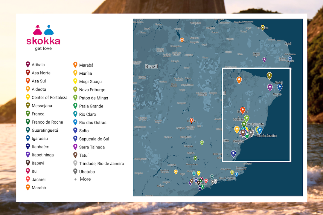 An image of the places Skokka Brazil have launched.