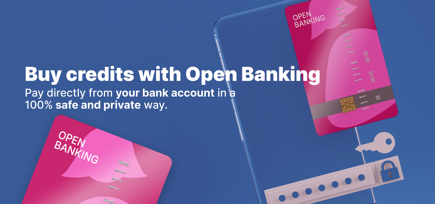 Open Banking illustration: Secure credit purchases from bank account