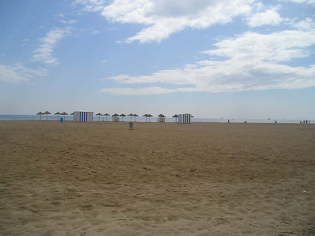 Playa de la Malvarrosa de Valencia