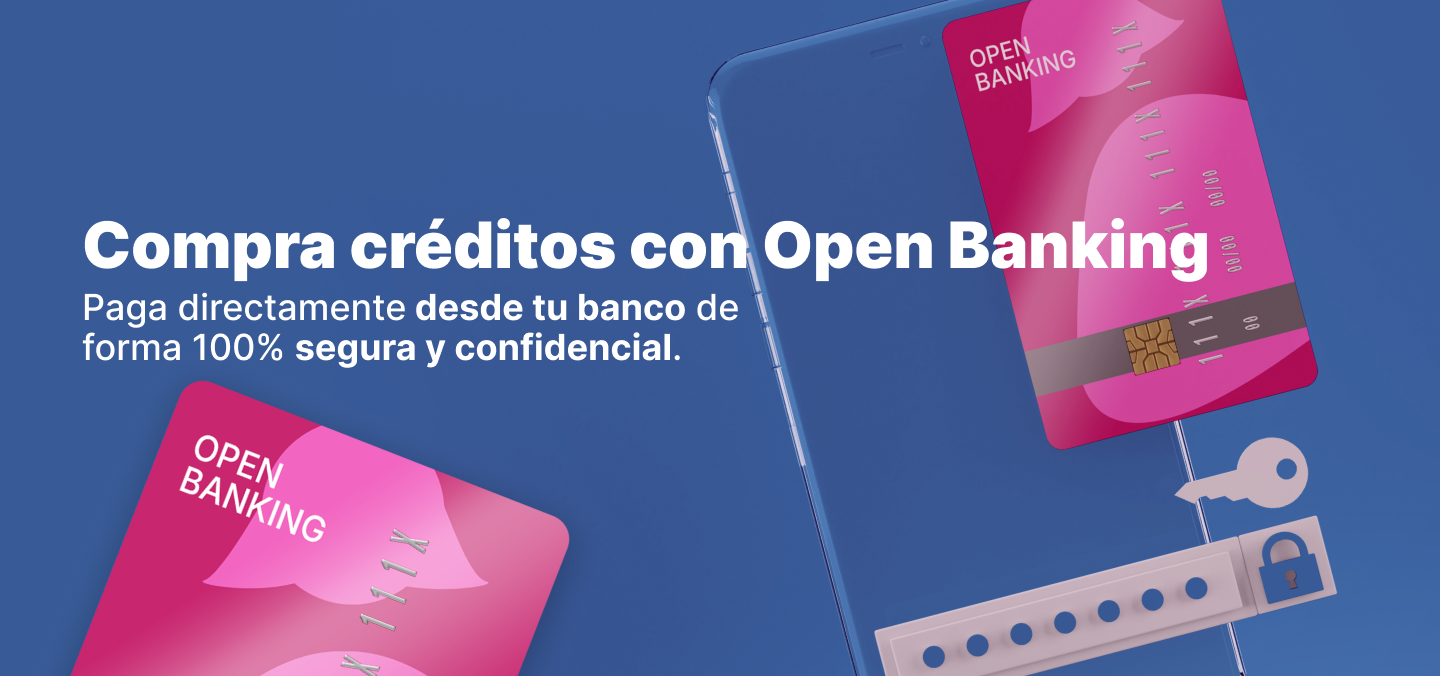 Ilustración Open Banking: Compra segura de créditos desde cuenta bancaria